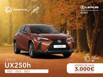 Lexus UX250h | Não perca a oportunidade do apoio á retoma de 3.000!